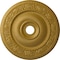Ekena Millwork Logan Ceiling Medallion (Fits Canopies up to 6 1/8"), 24 1/4"OD x 3 7/8"ID x 2"P, Pharaohs Gold CM24LO1PGS - alternate 1